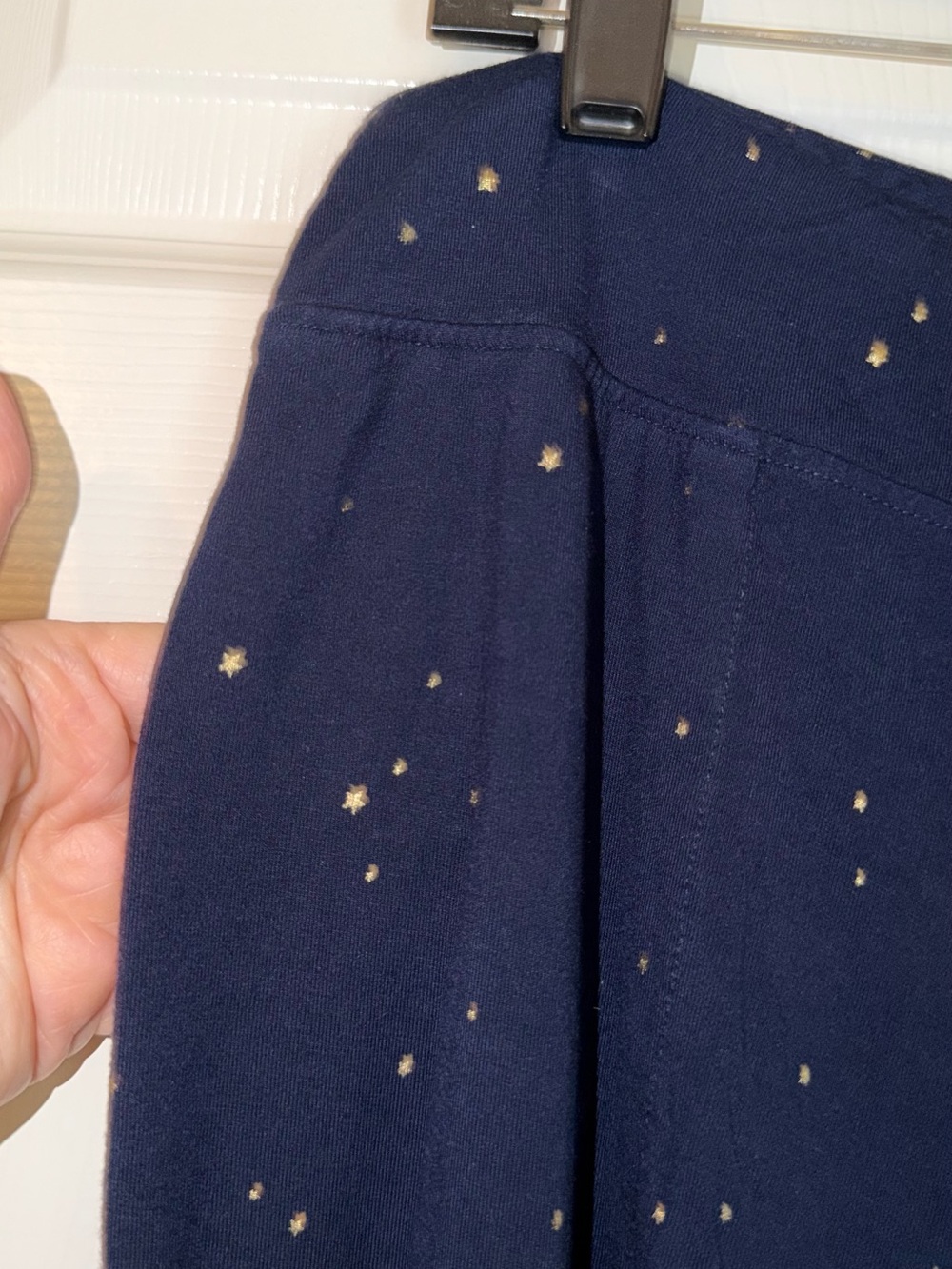 Soma Cool Nights Star Print Lounge Pants Pajama Sleepwear Navy Blue Large - Picture 4 of 7